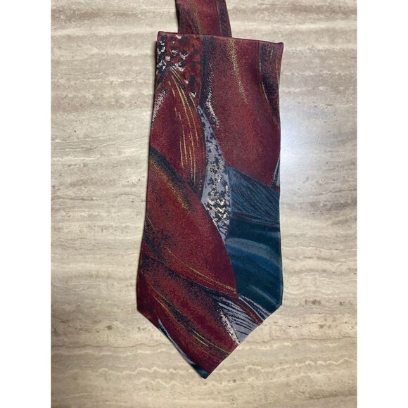 2 CONTE di MILANO Italian Silk Ties - Picture 2 of 8
